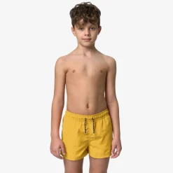 K-WAY P. Hazel - Bathing Suits - Swimming Trunk - Boy - Yellow Mimosa Outlet