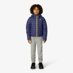 K-WAY P. Jack Quilted Warm - Jackets - Short - Boy - Blue Medieval New