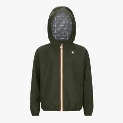 K-WAY P. Jack Stretch Dot - Jackets - Short - Boy - Green Blackish Store