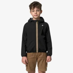 K-WAY P. Jack Stretch Dot - Jackets - Short - Boy - Black Pure Shop