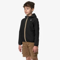 K-WAY P. Jack Stretch Dot - Jackets - Short - Boy - Black Pure Shop