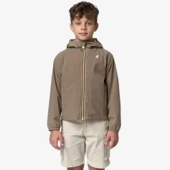 K-WAY P. Jack Stretch Nylon Jersey - Jackets - Short - Boy - Beige Taupe Shop