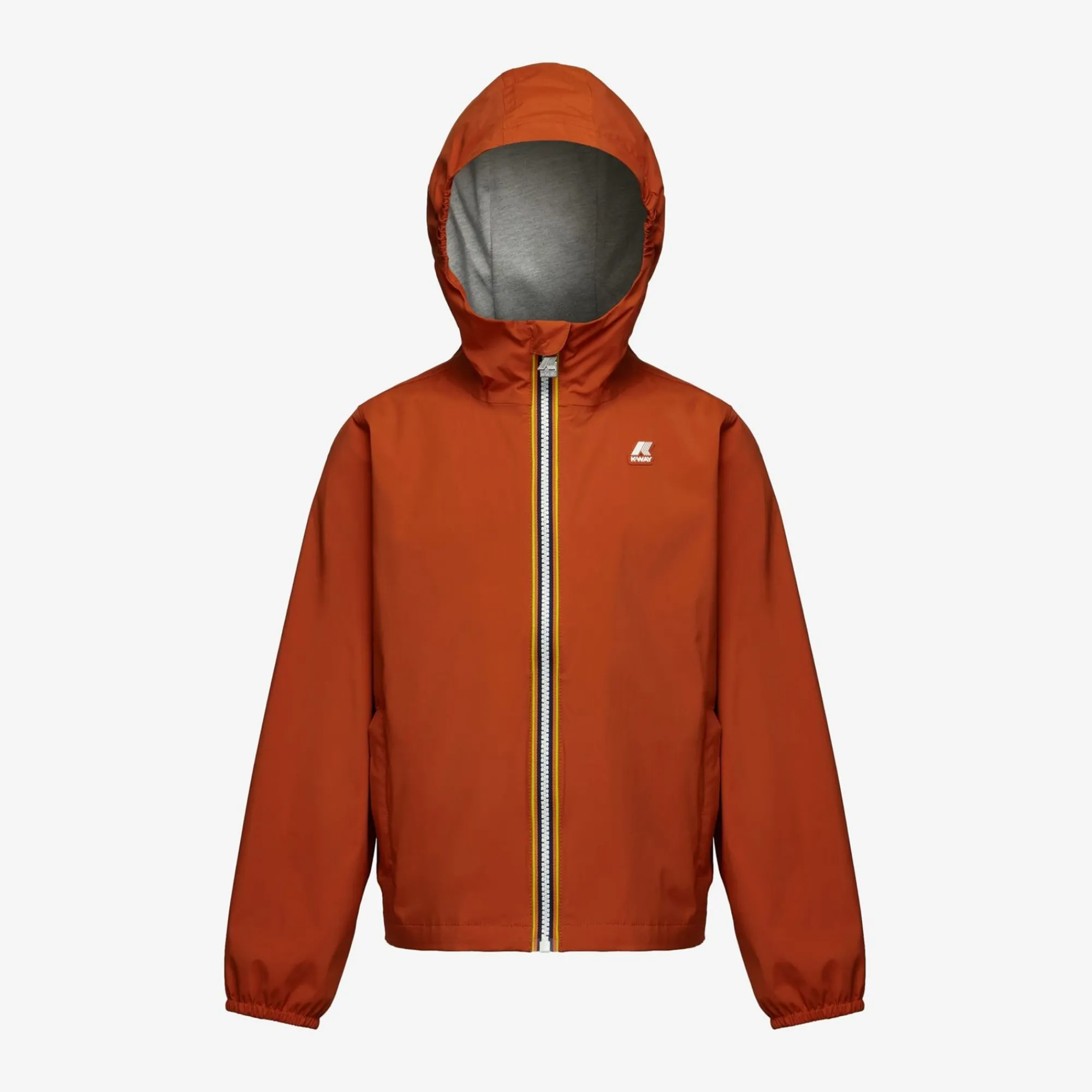 K-WAY P. Jack Stretch Nylon Jersey - Jackets - Short - Boy - Orange Copper Hot