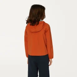 K-WAY P. Jack Stretch Nylon Jersey - Jackets - Short - Boy - Orange Copper Hot