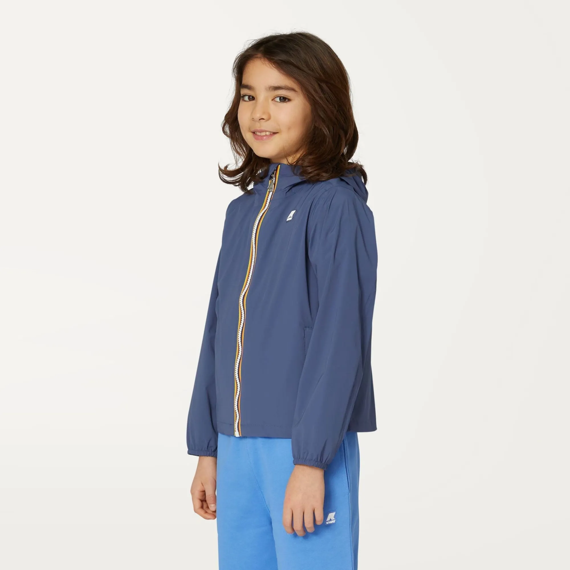 K-WAY P. Jack Stretch Nylon Jersey - Jackets - Short - Boy - Blue Indigo Store