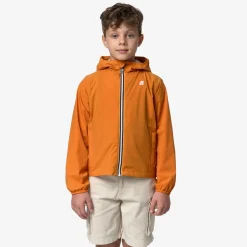 K-WAY P. Jack Stretch Nylon Jersey - Jackets - Short - Boy - Orange Md Outlet