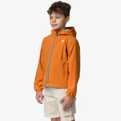 K-WAY P. Jack Stretch Nylon Jersey - Jackets - Short - Boy - Orange Md Outlet