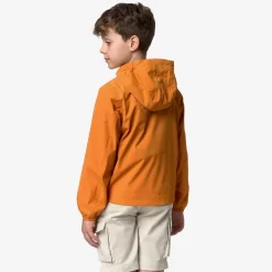 K-WAY P. Jack Stretch Nylon Jersey - Jackets - Short - Boy - Orange Md Outlet