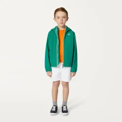 K-WAY P. Jack Stretch Nylon Jersey - Jackets - Short - Boy - Green Store
