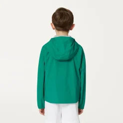K-WAY P. Jack Stretch Nylon Jersey - Jackets - Short - Boy - Green Store