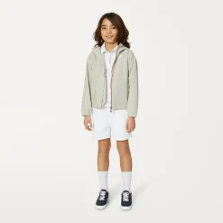 K-WAY P. Jack Stretch Nylon Jersey - Jackets - Short - Boy - Beige Lt Online