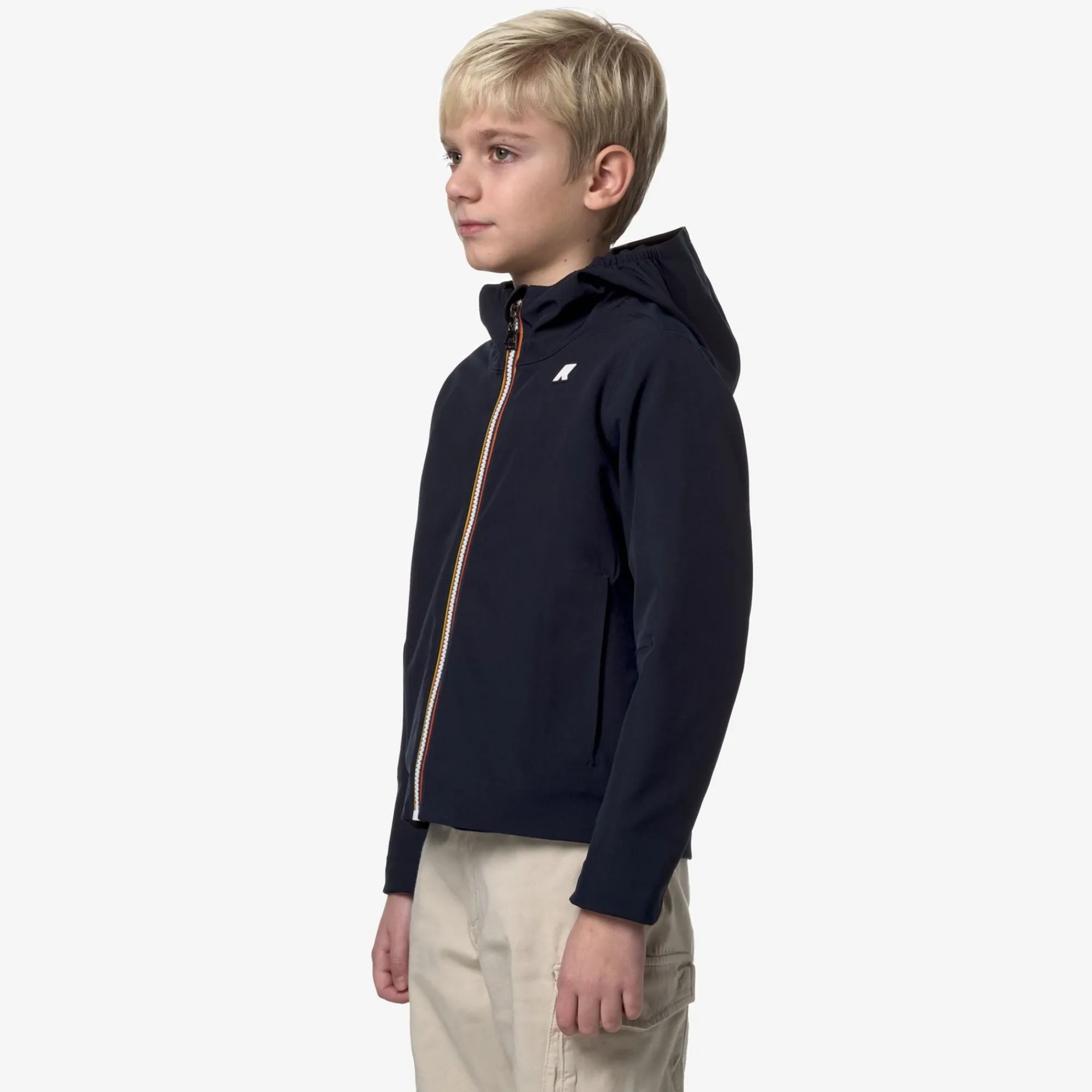K-WAY P. Jacko Bonded Jersey - Jackets - Short - Boy - Blue Depth Discount