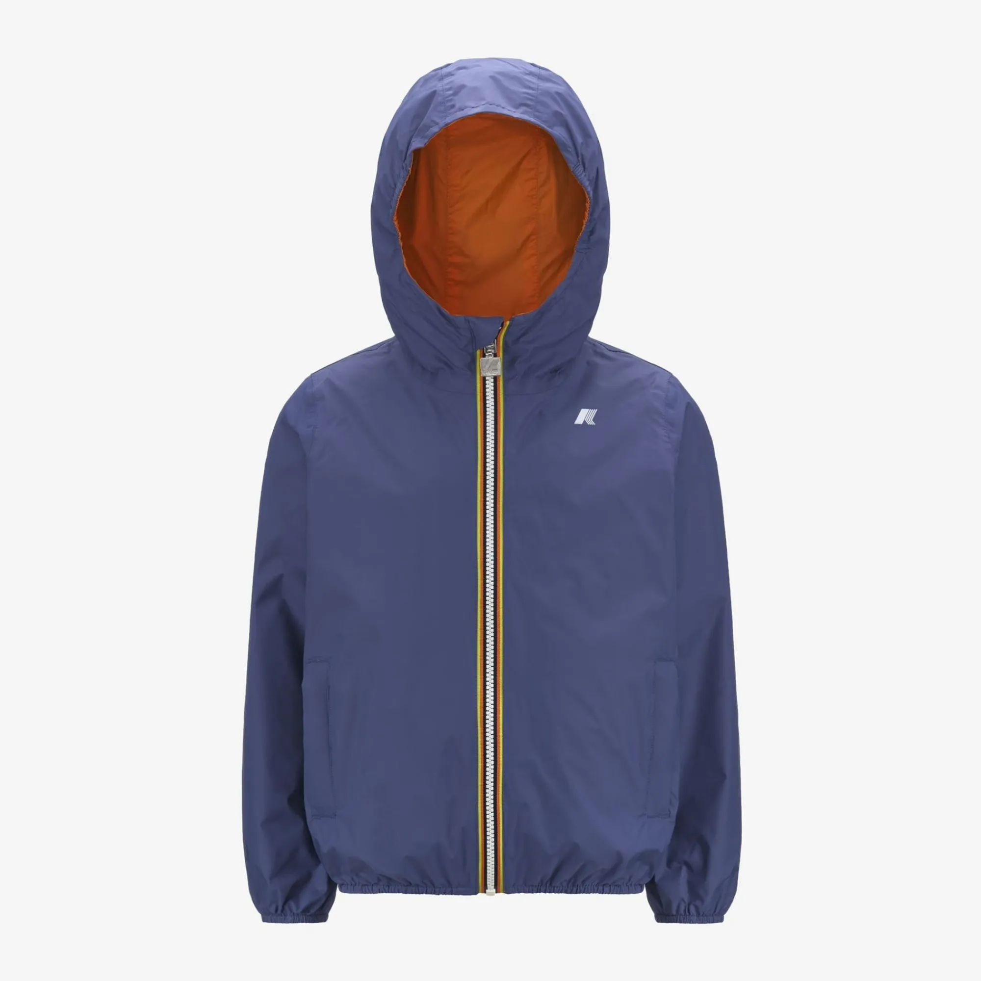K-WAY P. Jake Plus.2 Reversible - Jackets - Short - Boy - Blue Fiord-Orange Md Hot