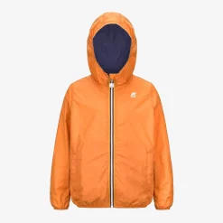 K-WAY P. Jake Plus.2 Reversible - Jackets - Short - Boy - Blue Fiord-Orange Md Hot
