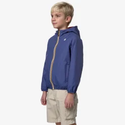 K-WAY P. Jake Plus.2 Reversible - Jackets - Short - Boy - Blue Fiord-Orange Md Hot