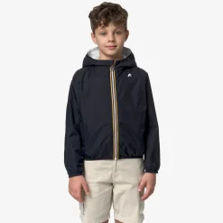 K-WAY P. Jake Plus.2 Reversible - Jackets - Short - Boy - Blue Depth-White Cheap