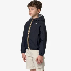 K-WAY P. Jake Plus.2 Reversible - Jackets - Short - Boy - Blue Depth-White Cheap