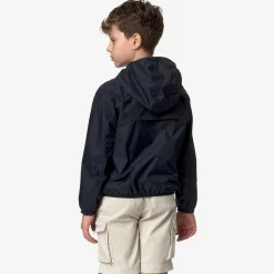 K-WAY P. Jake Plus.2 Reversible - Jackets - Short - Boy - Blue Depth-White Cheap