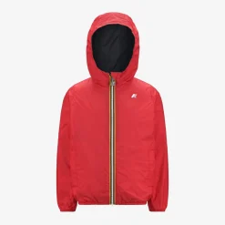 K-WAY P. Jake Plus.2 Reversible - Jackets - Short - Boy - Blue Depth-Red Store