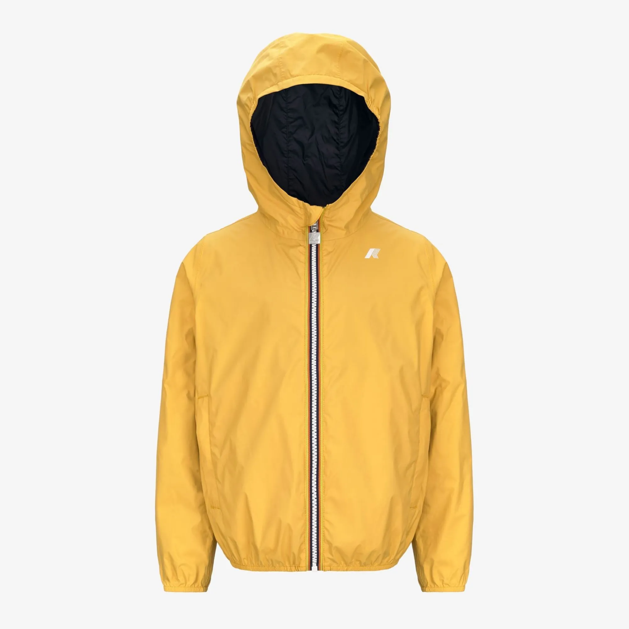 K-WAY P. Jake Plus.2 Reversible - Jackets - Short - Boy - Yellow Mimosa-Blue Depth Cheap