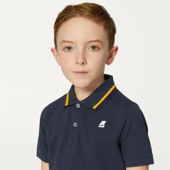 K-WAY P. Jude Stripes - Polo Shirts - Polo - Boy - Blue Depth Online