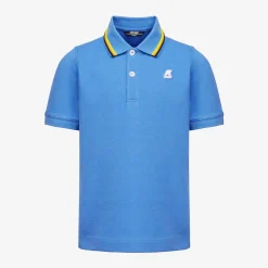 K-WAY P. Jude Stripes - Polo Shirts - Polo - Boy - Blue Ultramarine Best Sale