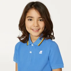 K-WAY P. Jude Stripes - Polo Shirts - Polo - Boy - Blue Ultramarine Best Sale