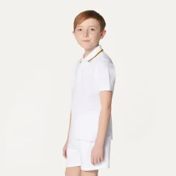 K-WAY P. Jude Stripes - Polo Shirts - Polo - Boy - White Best Sale