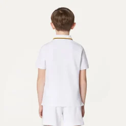 K-WAY P. Jude Stripes - Polo Shirts - Polo - Boy - White Best Sale