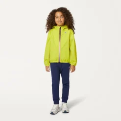 K-WAY P. Le Vrai 3.0 Claude - Jackets - Mid - Kid Unisex - Green Sulphur Discount