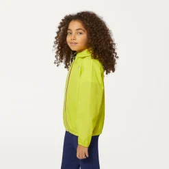 K-WAY P. Le Vrai 3.0 Claude - Jackets - Mid - Kid Unisex - Green Sulphur Discount