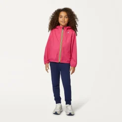 K-WAY P. Le Vrai 3.0 Claude - Jackets - Mid - Kid Unisex - Fuchsia Magenta Cheap