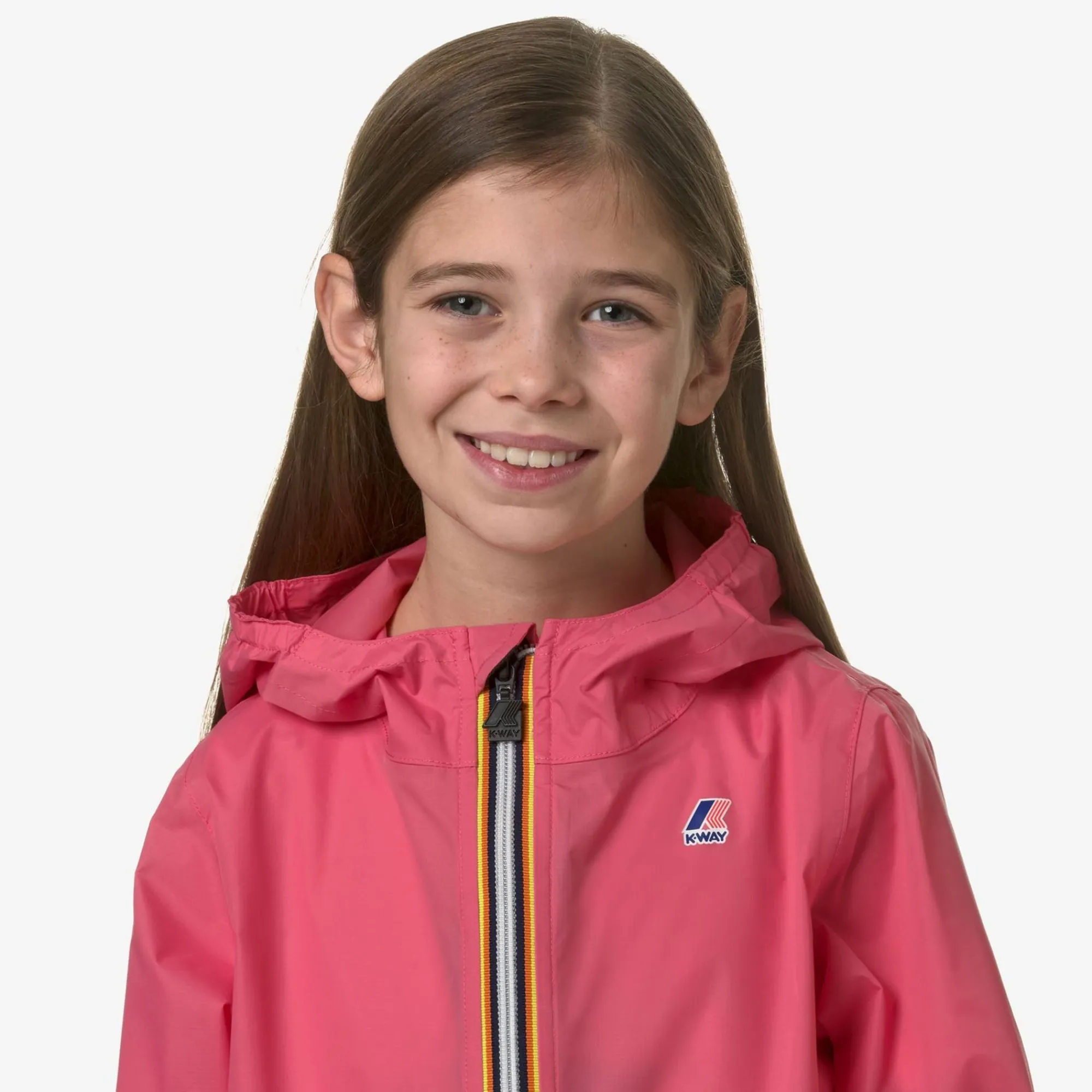 K-WAY P. Le Vrai 3.0 Claude - Jackets - Mid - Kid Unisex - Pink Md Best
