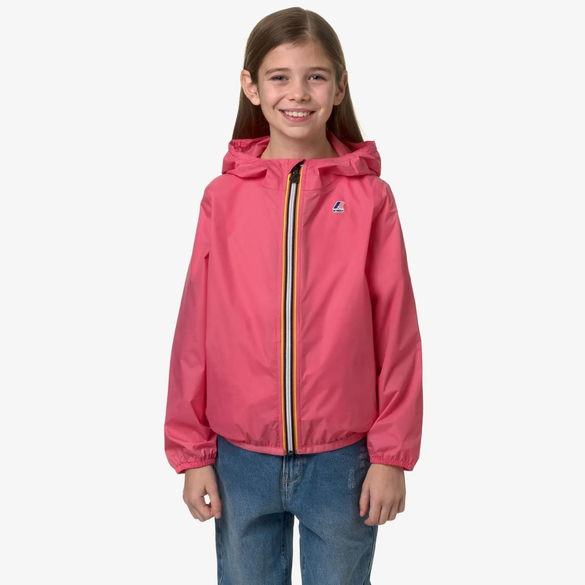 K-WAY P. Le Vrai 3.0 Claude - Jackets - Mid - Kid Unisex - Pink Md Best