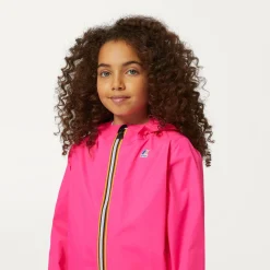 K-WAY P. Le Vrai 3.0 Claude - Jackets - Mid - Kid Unisex - Pink Intense New