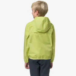 K-WAY P. Le Vrai 3.0 Claude - Jackets - Mid - Kid Unisex - Green Celery Flash Sale