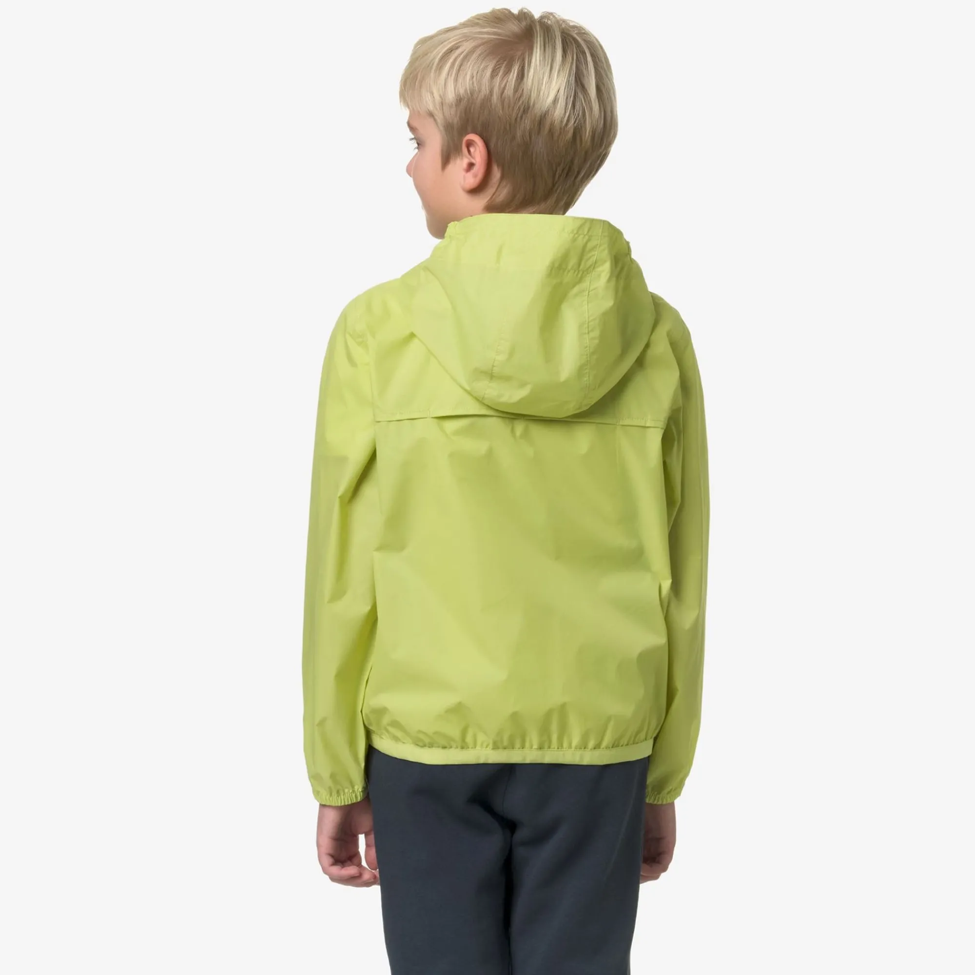 K-WAY P. Le Vrai 3.0 Claude - Jackets - Mid - Kid Unisex - Green Celery Flash Sale