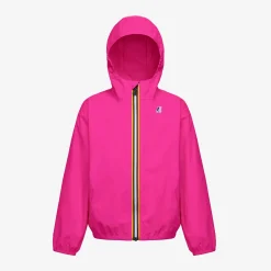 K-WAY P. Le Vrai 3.0 Claude - Jackets - Mid - Kid Unisex - Pink Intense Hot