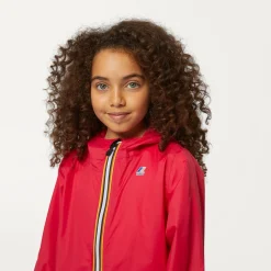 K-WAY P. Le Vrai 3.0 Claude - Jackets - Mid - Kid Unisex - Red Berry Hot