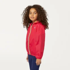 K-WAY P. Le Vrai 3.0 Claude - Jackets - Mid - Kid Unisex - Red Berry Hot