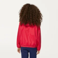 K-WAY P. Le Vrai 3.0 Claude - Jackets - Mid - Kid Unisex - Red Berry Hot