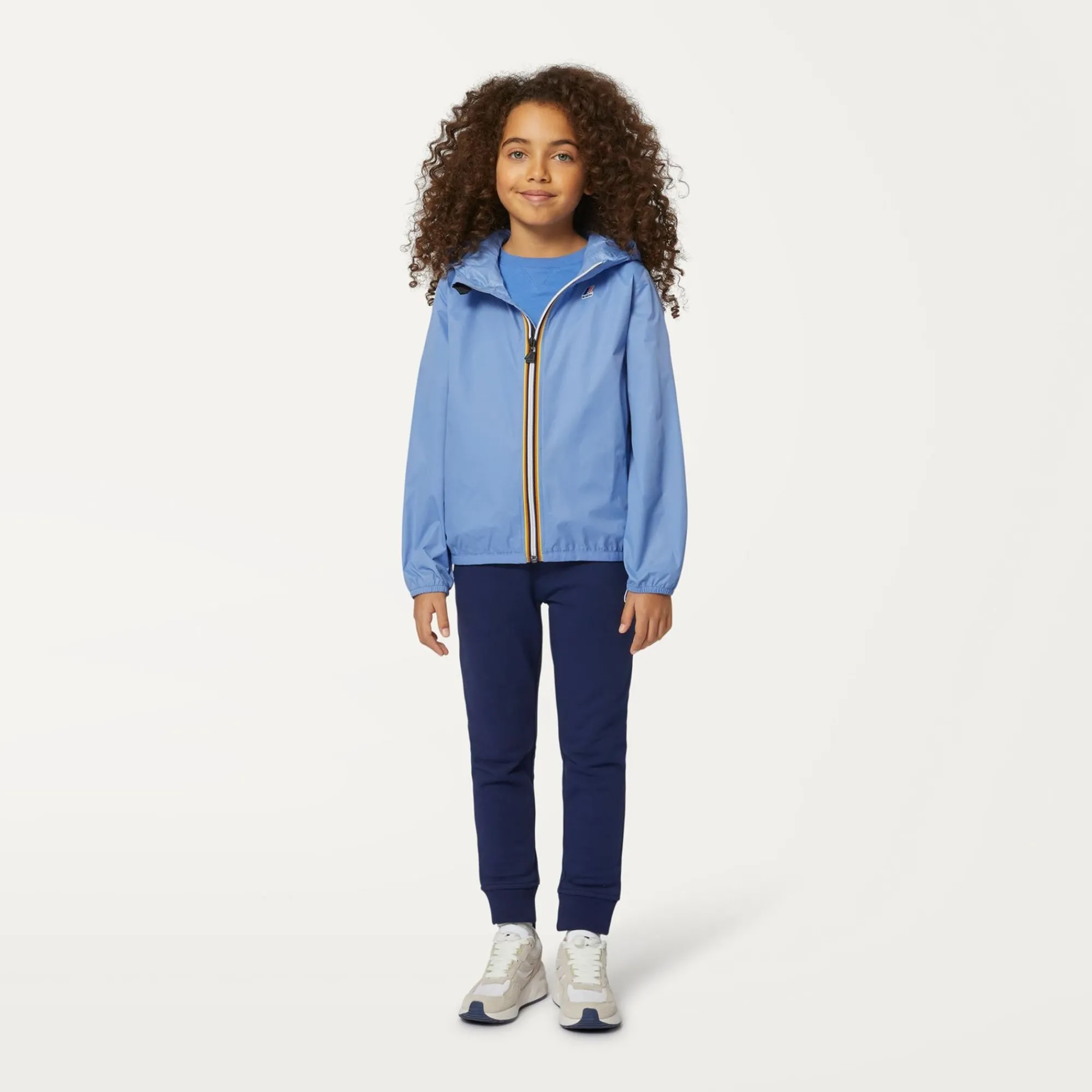 K-WAY P. Le Vrai 3.0 Claude - Jackets - Mid - Kid Unisex - Azure Dk Cheap