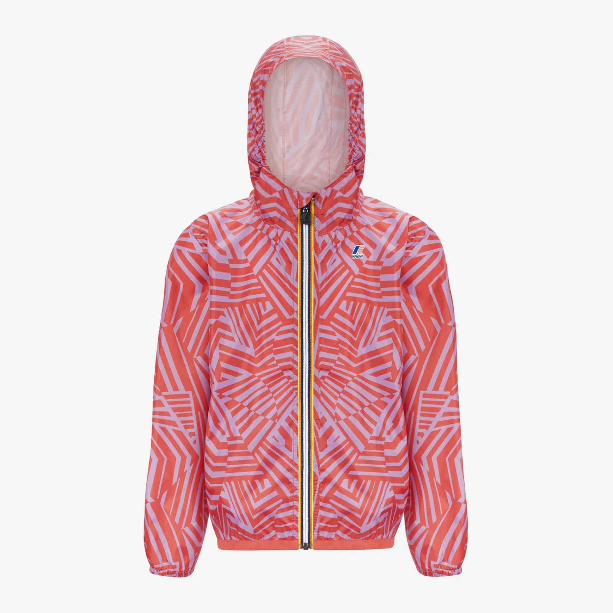 K-WAY P. Le Vrai 3.0 Claude Graphic - Jackets - Mid - Kid Unisex - Optical Violet Red Store