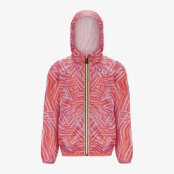 K-WAY P. Le Vrai 3.0 Claude Graphic - Jackets - Mid - Kid Unisex - Optical Violet Red Fashion