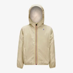 K-WAY P. Le Vrai 3.0 Claude Orsetto - Jackets - Mid - Kid Unisex - Ecru-Beige Grey New