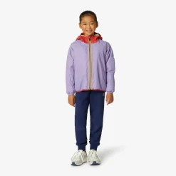 K-WAY P. Le Vrai 3.0 Claude Orsetto - Jackets - Mid - Kid Unisex - Ecru-Red J-Violet L New