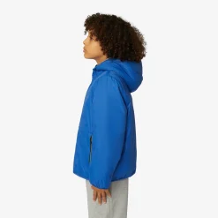 K-WAY P. Le Vrai 3.0 Claude Orsetto - Jackets - Mid - Kid Unisex - Ecru-Blue Royal Marine Shop