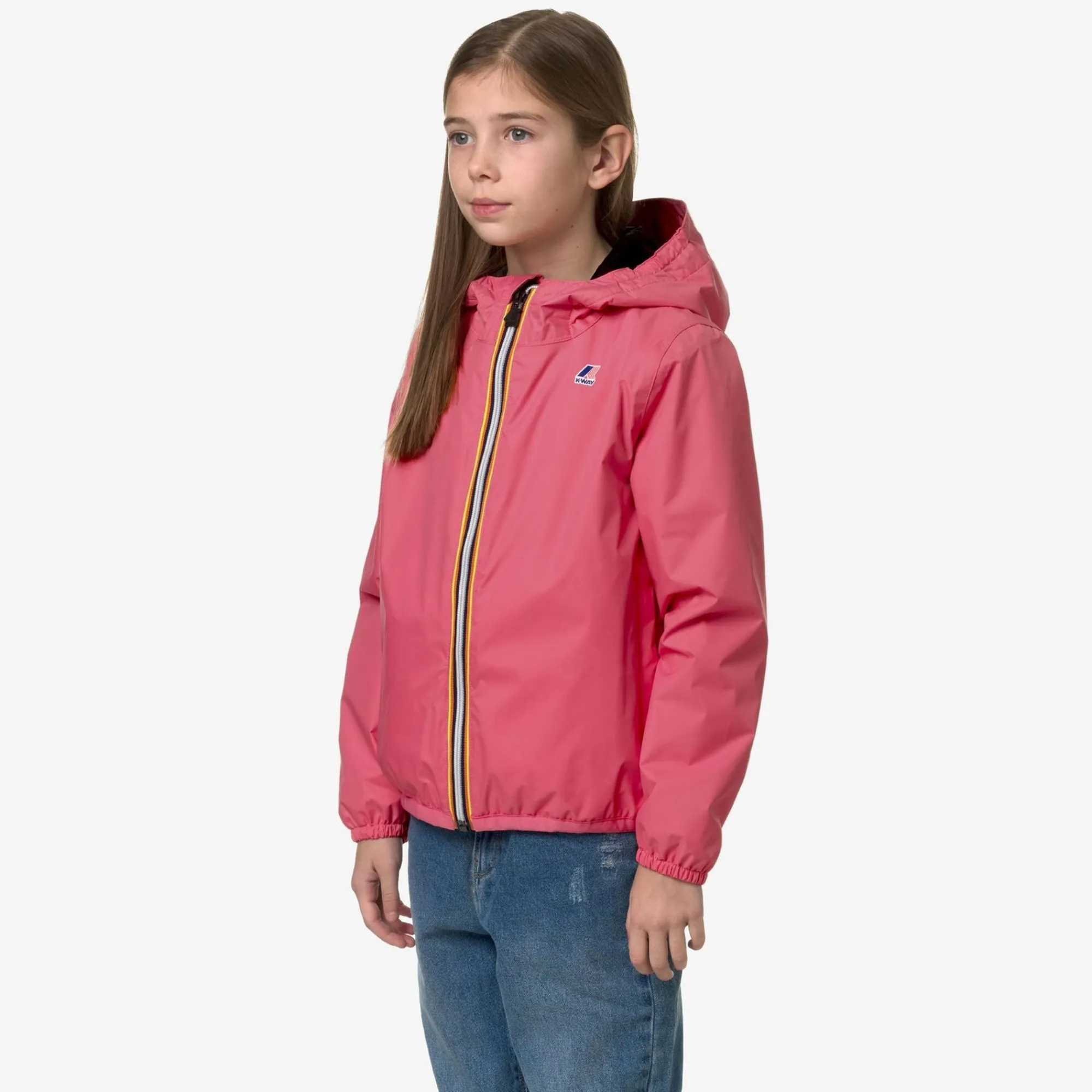 K-WAY P. Le Vrai 3.0 Claude Warm - Jackets - Mid - Kid Unisex - Pink Md New