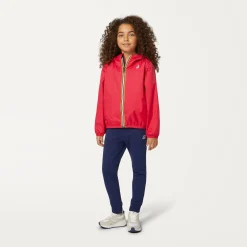 K-WAY P. Le Vrai 3.0 Claude Warm - Jackets - Mid - Kid Unisex - Red Berry Hot