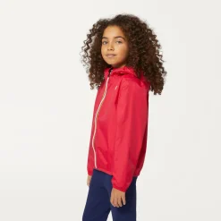 K-WAY P. Le Vrai 3.0 Claude Warm - Jackets - Mid - Kid Unisex - Red Berry Hot